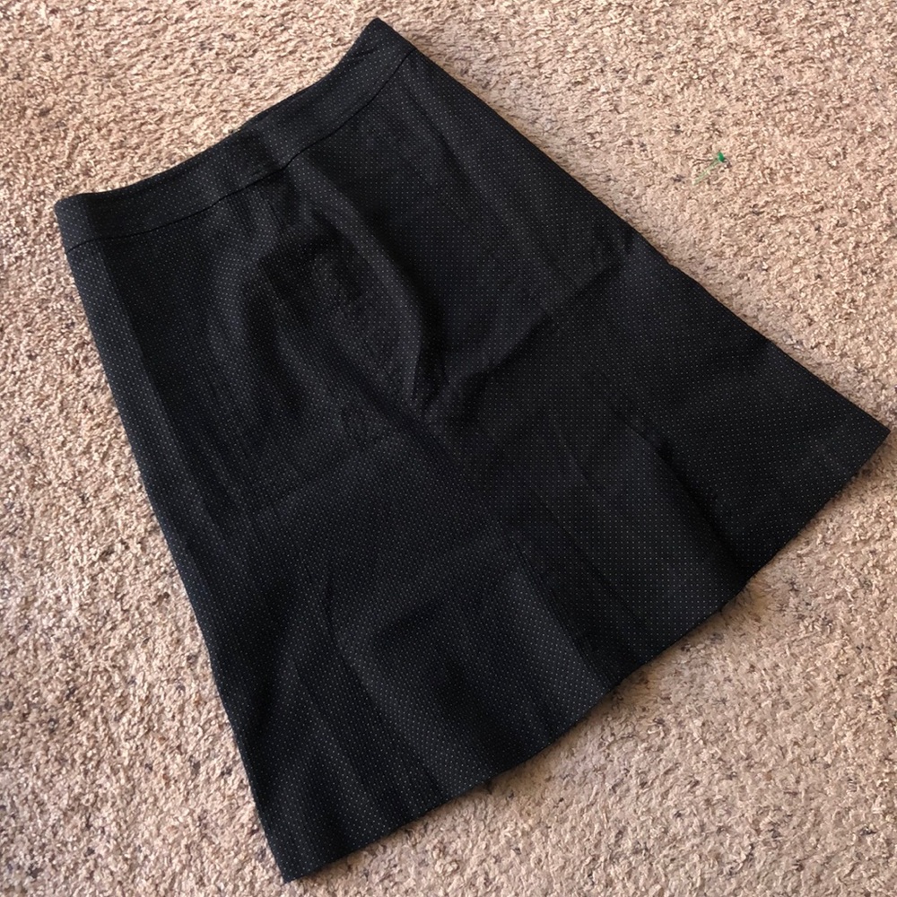 H&M black & white polka dot A-line skirt, 4